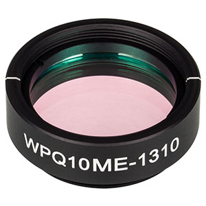 WPQ10ME-1310 - Ø1in Mounted Polymer Zero-Order Quarter-Wave Plate, SM1-Threaded Mount, 1310 nm