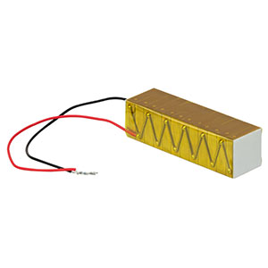 PK4HYP2 - Discrete Piezo Stack, 150 V, 40.0 µm Displacement, 10.0 mm x 10.0 mm x 36.0 mm, Two Flat End Plates