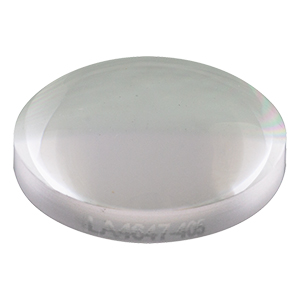 LA4647-405 - f = 20 mm, Ø1/2in UVFS Plano-Convex Lens, 405 nm V-Coat