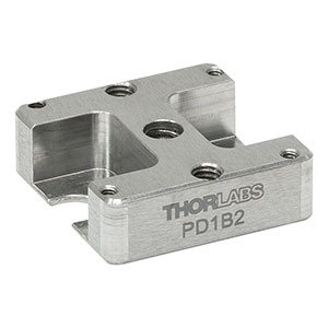 PD1B2 - Mounting Adapter for 20 mm Piezo Inertia Stage, 1/4in-20 Mounting Features