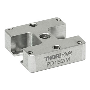 PD1B2/M - Mounting Adapter for 20 mm Piezo Inertia Stage, M6 x 1.0 Mounting Features