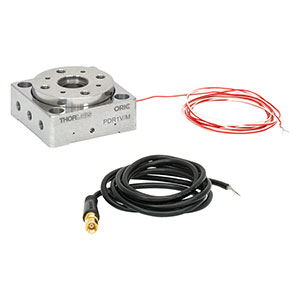 PDR1V/M - ORIC Vacuum-Compatible Rotation Stage with Piezo Inertia Drive, Metric