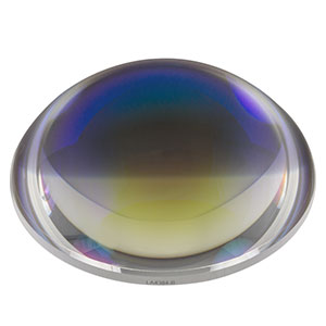 LA4384-B - f = 90 mm, Ø75 mm UVFS Plano-Convex Lens, ARC: 650 - 1050 nm