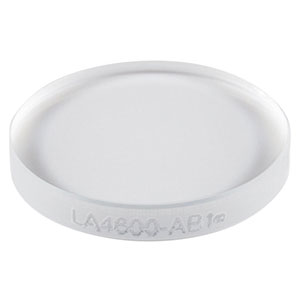 LA4600-AB - f = 100 mm, Ø1/2in UVFS Plano-Convex Lens, ARC: 400 - 1100 nm