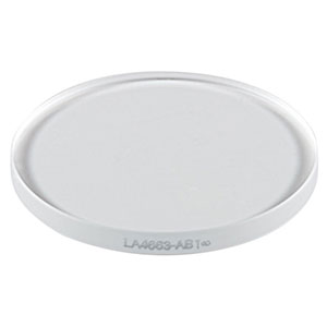 LA4663-AB - f = 1000 mm, Ø1in UVFS Plano-Convex Lens, ARC: 400 - 1100 nm