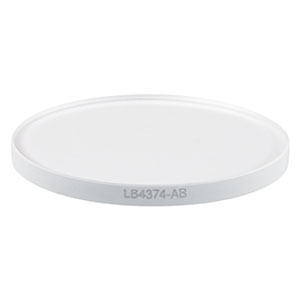 LB4374-AB - f = 1000 mm, Ø1in UV Fused Silica Bi-Convex Lens, AR Coating: 400 - 1100 nm