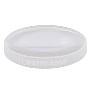 LB4700-1064 - f = 40 mm, Ø1/2in UV Fused Silica Bi-Convex Lens, 1064 nm V-Coat