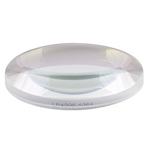 LB4096-1064 - f = 50 mm, Ø1in UV Fused Silica Bi-Convex Lens, 1064 nm V-Coat