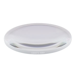 LB4972-1064 - f = 250 mm, Ø2in UV Fused Silica Bi-Convex Lens, 1064 nm V-Coat