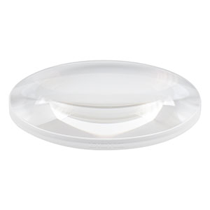 LB4821-532 - f = 100 mm, Ø2in UV Fused Silica Bi-Convex Lens, 532 nm V-Coat