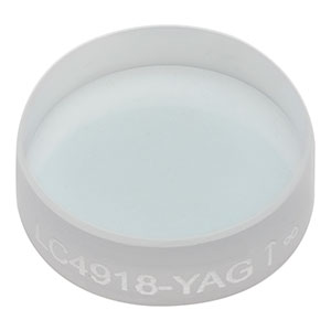 LC4918-YAG - f = -200 mm, Ø1/2in UV Fused Silica Plano-Concave Lens, 532 / 1064 nm V-Coating