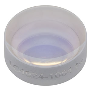 LC4924-1064 - f = -20 mm, Ø1/2in UV Fused Silica Plano-Concave Lens, 1064 nm V-Coating