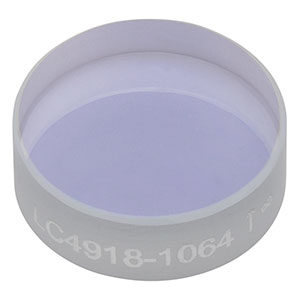 LC4918-1064 - f = -200 mm, Ø1/2in UV Fused Silica Plano-Concave Lens, 1064 nm V-Coating