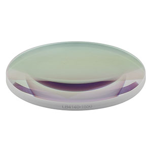 LB4140-1550 - f = 150 mm, Ø2in UV Fused Silica Bi-Convex Lens, 1550 nm V-Coating