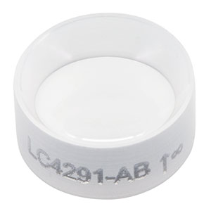 LC4291-AB - Ø8 mm, f = -12 mm, UV Fused Silica Plano-Concave Lens, ARC: 400 - 1100 nm