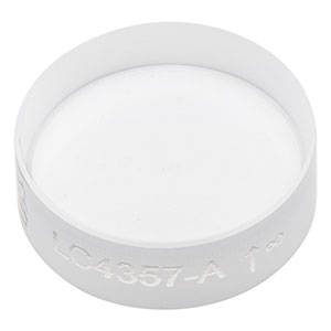 LC4357-A - Ø1/2in, f = -50 mm, UV Fused Silica Plano-Concave Lens, ARC: 350 - 700 nm