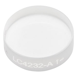 LC4232-A - Ø1/2in, f = -100 mm, UV Fused Silica Plano-Concave Lens, ARC: 350 - 700 nm