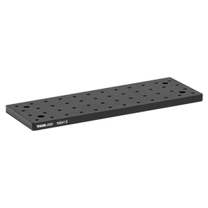 MB412 - Aluminum Breadboard, 4in x 12in x 1/2in, 1/4in-20 Taps