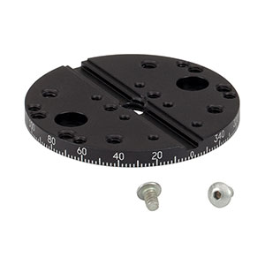 K10CR1A2 - Rotating Adapter Plate for K10CR2 Rotation Mount, Imperial Taps