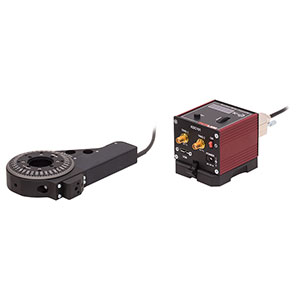 KPRM1E/M - Ø1in Motorized Precision Rotation Stage (Metric) Bundled with DC Servo Motor Driver and Power Supply