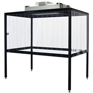 LFE1220-EU - Wraparound Laminar Flow Enclosure for 1.2 m x 2.0 m Table, 230 V Fan Unit, EU Plugs