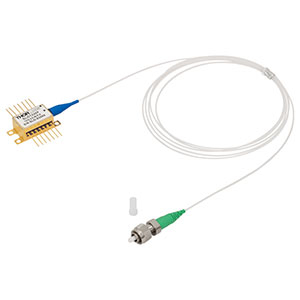 SLD1330P - 40 mW SLD, CWL = 1325 nm, 90 nm 3 dB BW, 50 dB Isolation, Butterfly Pkg., PM Fiber, FC/APC