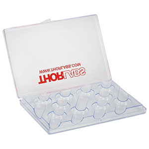 BX0110 - Storage Box for Ten Ø1in Optics, 5 Pack