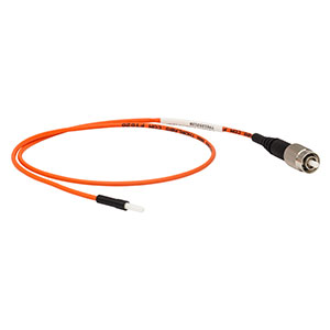 M80L005 - Ø200 µm Core, 0.22 NA, FC/PC to Ø2.5 mm Ferrule Patch Cable, 0.5 m Long