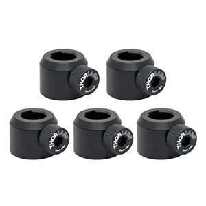 PH20/M-P5 - Ø12.7 mm Post Holder, Spring-Loaded Hex-Locking Thumbscrew, L=20 mm, 5 Pack