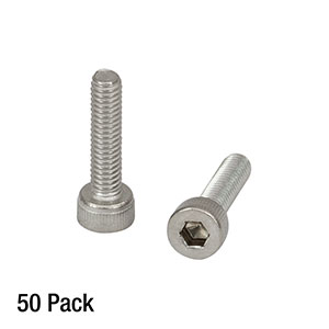 SH4MS16 - M4 x 0.7 Stainless Steel Cap Screw, 16 mm Long, 50 Pack