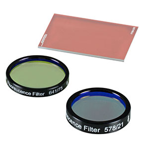 MDF-MCHA - mCherry Excitation (578 nm), Emission, and Dichroic Filters (Set of 3)