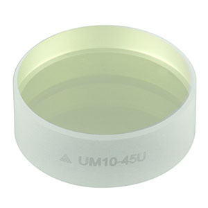 UM10-45U - Ø1in Low GDD Ultrafast Mirror, 355 - 445 nm, 45° AOI