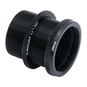 CMV10 - C-Mount Adjustable Extension Tube, 0.81in Travel Range