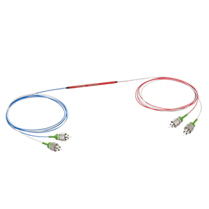 PN1550R1A2 - 2x2 PM Coupler, 1550 ± 15 nm, 99:1 Split, ≥20 dB PER, FC/APC Connectors