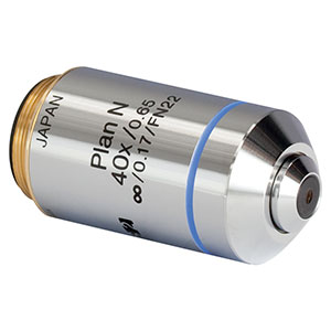 RMS40X - 40X Olympus Plan Achromat Objective, 0.65 NA, 0.6 mm WD