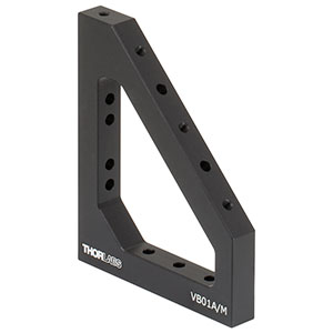VB01A/M - 6in Vertical Bracket for Breadboards, M6 Holes, 1 Piece