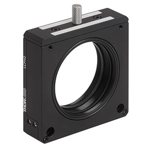 LCFH2 - 60 mm Cage Plate with Removable Filter Holder for Ø2in Optics, 8-32 Tap