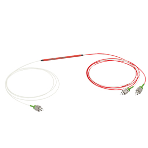 PN780R3A1 - 1x2 PM Coupler, 780 ± 15 nm, 75:25 Split, ≥18 dB PER, FC/APC Connectors