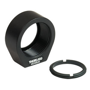 MLH05/M - Mini-Series Lens Mount with Retaining Ring for Ø1/2in Optics, M3 Tap