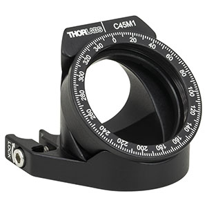 C45M1 - Right-Angle Nested Rotation Mount for Ø1in Optics, 30 mm Cage Compatible