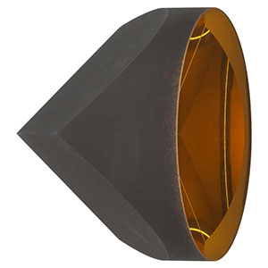 PS976-M01B - Specular Retroreflector, Ø50.0 mm, L = 41.9 mm, Gold Coating: 800 - 2000 nm