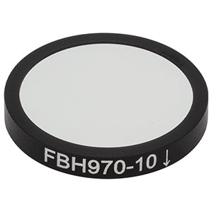FBH970-10 - Hard-Coated Bandpass Filter, Ø25 mm, CWL = 970 nm, FWHM = 10 nm