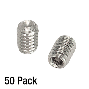SS8S025 - 8-32 Stainless Steel Setscrew, 1/4in Long, 50 Pack