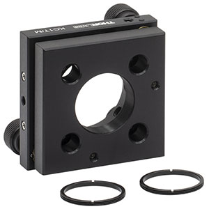 KC1T/M - Kinematic, SM1-Threaded, 30 mm-Cage-Compatible Mount for Ø1in Optic, Metric