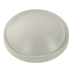 AL125 -  Ø1in TPX Aspheric Lens for THz, Back Focal Length = 25.0 mm, NA = 0.38, Uncoated