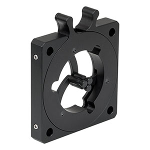 SCL60CA - 60 mm Cage-Compatible Self-Centering Lens Mount, Ø0.15in (Ø3.8 mm) to Ø1.77in (Ø45.0 mm), 8-32 Tap