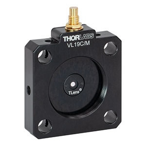 VL19C/M - Ø1.9 mm Aperture Tunable Lens, 30 mm Cage Mount, SM1 Threading, M4 x 0.7 Taps