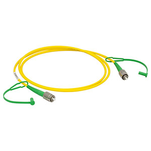 P3-S405-FC-2 - Single Mode Patch Cable with Pure Silica Core Fiber, 400 - 680 nm, FC/APC, Ø3 mm Jacket, 2 m Long