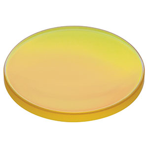 LB5454-E1 - Ø1in CaF2 Bi-Convex Lens, f = 200.0 mm, AR-Coated: 2 - 5 µm