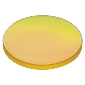 LB5552-E1 - Ø1in CaF2 Bi-Convex Lens, f = 100.0 mm, AR-Coated: 2 - 5 µm